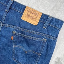 Levis 517 Jeans Mens 40x32 Fit 38x28 Blue Orange Tab Bootcut USA Made Dark 90s