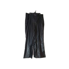 Pretty Little Thing Plus Black Faux Leather Pants Size 16