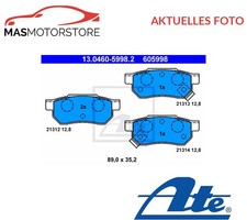 SATZ BREMSBELÄGE BREMSKLÖTZE HINTEN ATE 130460-59982 A NEU OE QUALITÄT