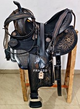 Sillín Western Horse, sillín Western hecho a mano con juego completo de tachuelas