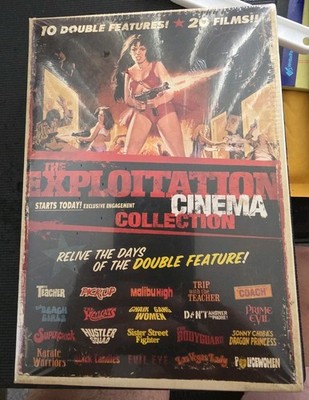 The Exploitation Cinema Collection {DVD} 20 Films on 10 DVDs RARE OOP 
