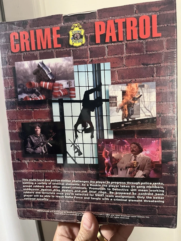 Crime Patrol DOS CD-ROM 1994 American Laser Games PC - NEW SEALED (Ex) - Image 3 of 3