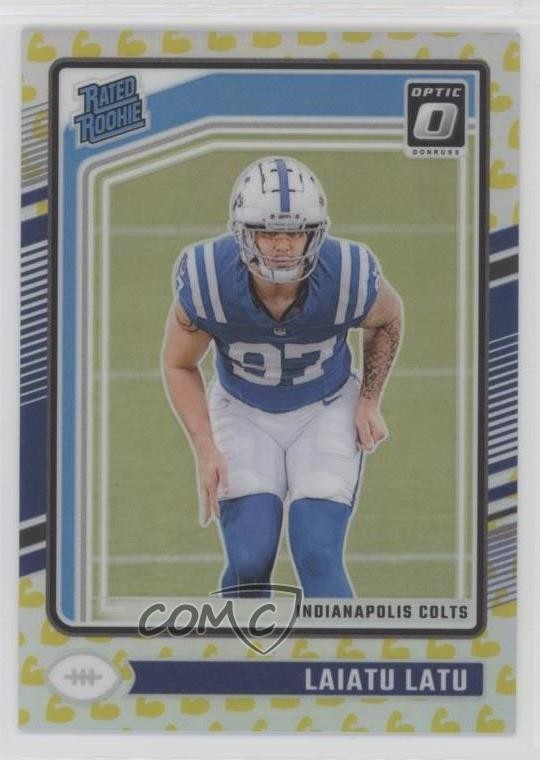 2024 Panini Donruss Optic Rated Rookie Flex Prizm 120/149 Laiatu Latu #267 s3g