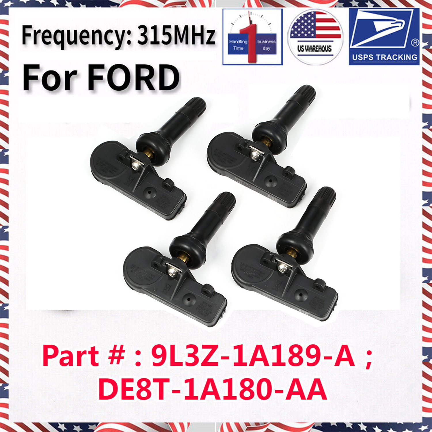 For Motorcraft Tire Pressure Monitoring Sensor For Ford TPMS-12 OEM 9L3Z-1A189-A