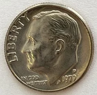 1979-D  Clad Uncirculated Roosevelt Dime taken from a United States Mint Set