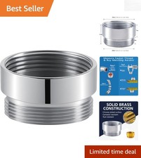 High-Quality Chrome Brass 55/64 inch Faucet Adapter - Quick Connect Solution