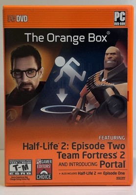 The Orange Box PC DVD Valve Half-Life 2 Portal TF2 Complete Case