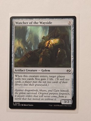 Watcher of the Wayside - 249 - Tarkir Dragonstorm - NM - Artifact Creature - C