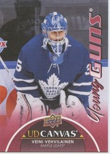 2021-22 Upper Deck UD Canvas Young Guns #C109 Veini Vehvilainen - Rookie