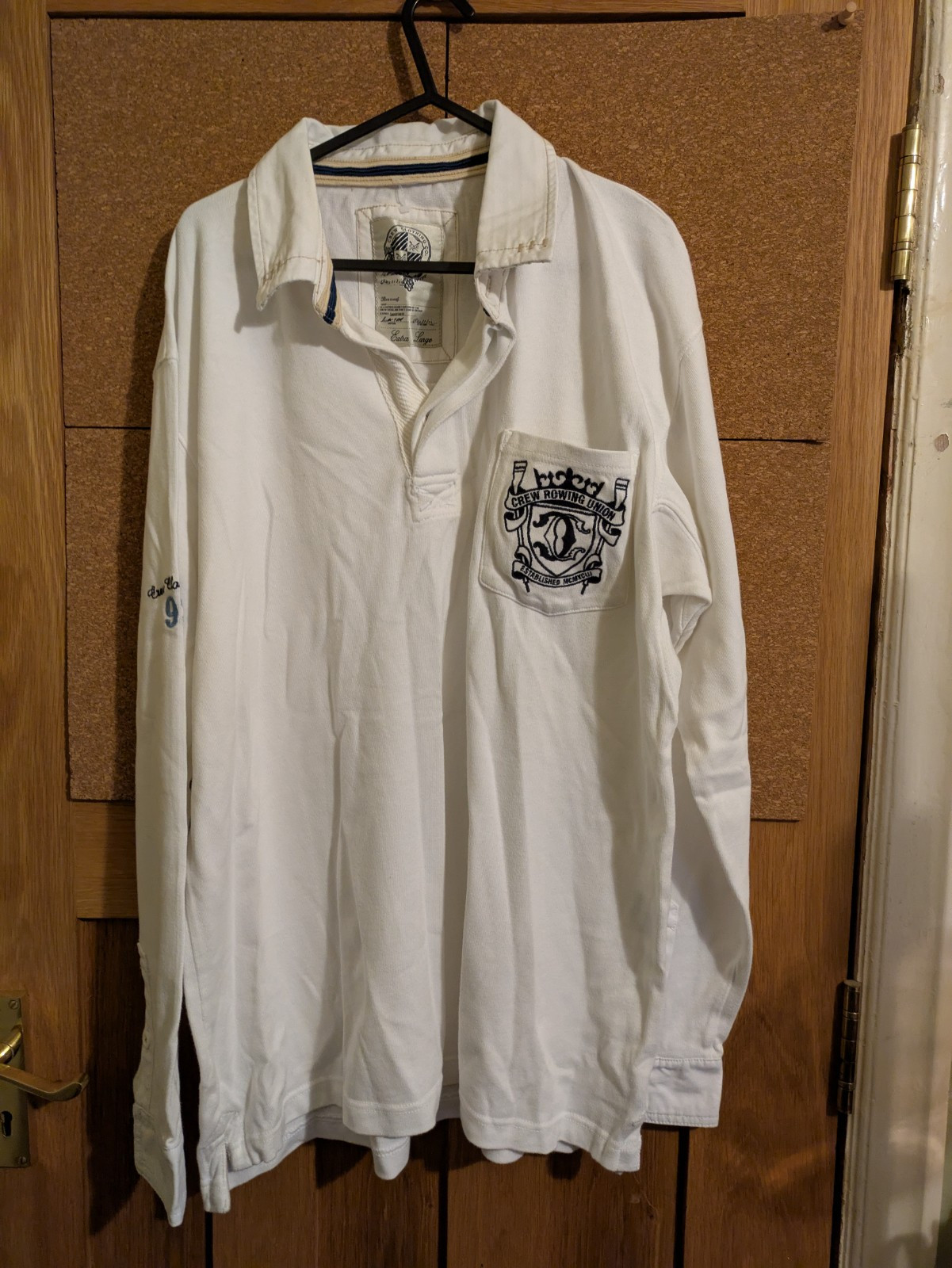 FILA Maglia Crew Clothing Company Rowing Union stile rugby XL