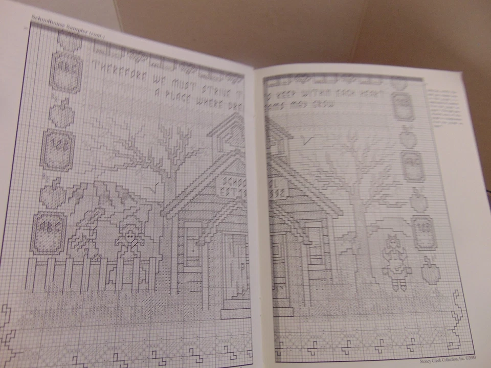Schoolhouse Sampler by Stoney Creek cross stitch pattern Leaflet - Image 4 of 4