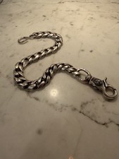 Chrome Hearts 15.5 inch Lobster Clasp Cuban Link Wallet Chain