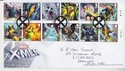 GB ROYAL MAIL FDC FIRST DAY COVER 2023 MARVEL X-MEN STAMP SET STRIPS HANDWRITTEN