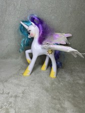 My Little Pony 9" Talking Princess Celestia w/ Lights Hasbro 2011 WORKS 