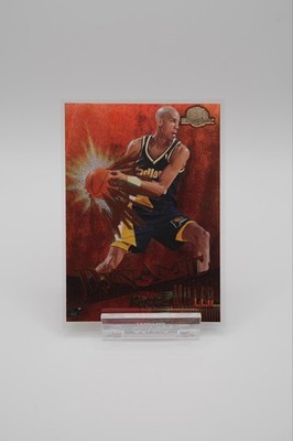 1995-96 SkyBox - #D1 Reggie Miller Dynamite - Indiana Pacers