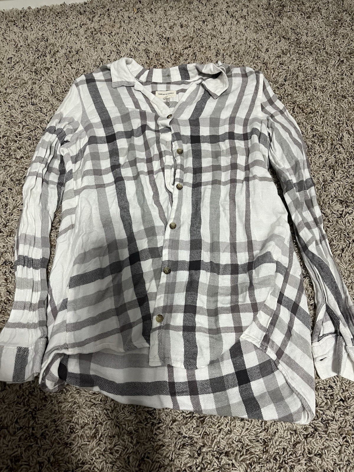 Thread & Supply button down snap lightweight flan… - image 1