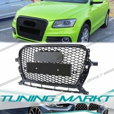 Wabengrill Kühlergrill Schwarz Glanz Grill für Audi Q5 8R 13-17 Mit /Ohne S-Line