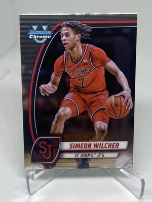 2024/25 BOWMAN CHROME UNIV BASKETBALL #71 SIMEON WILCHER