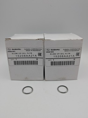 #ad QTY.2 GENUINE SUBARU Engine Oil Filter amp; Crush Gasket Kit 15208AA21A $23.98