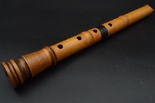 Ancien instrument de flûte Shakuhachi japonais vintage longueur 48,0 cm bambo...