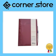 Campo Marzio - Agenda Settimanale Verticale 2026 Elastico e Penna -15x21cm-Rosso