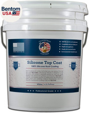 100 Silicone Roof Coating - Restore Your Roof in a Day - Seal Leaks, Cracks, Se
