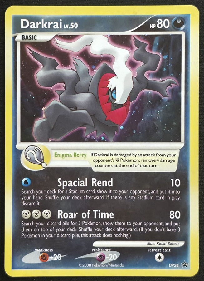 Darkrai DP24 Black Star Promo Pokemon Diamond and Pearl MP
