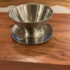 Vintage Royal Dolphin 18-8 Stainless Steel Bowl Under Plate - 5 1/2" Wide — photo 1
