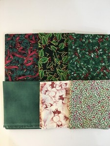 100% Cotton fabric -10 fat quarters