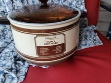 Vintage Sears Roebucks Counter Craft Family Deep Fryer Basket Large Glass Lid