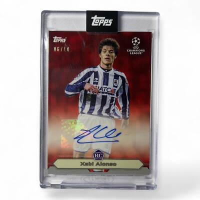 Xabi Alonso /10 Auto Topps Lost Rookie Real Sociedad San Sebastian Espana No PSA