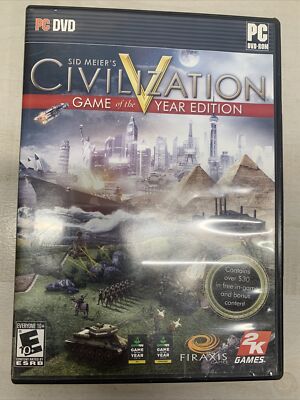Sid Meier's Civilization V  Game of the Year Edition PC 5 GOTY XP/Vista/7/8/10