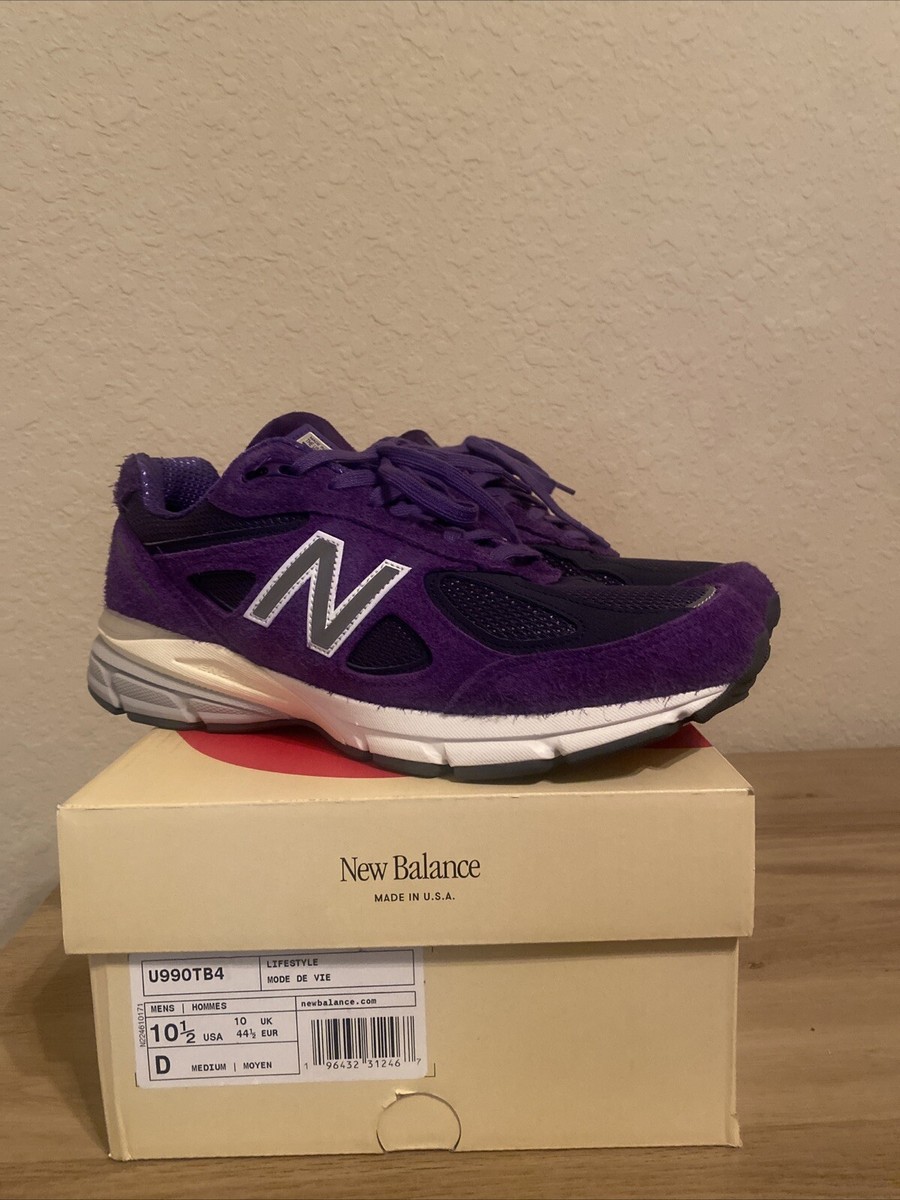 New Balance 990v4 U990TB4 Purple Teddy Santis Men