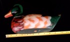 Mallard Hand Carved Hand Painted Wood Duck Decoy 10" Beautiful And Colorful  — photo 10