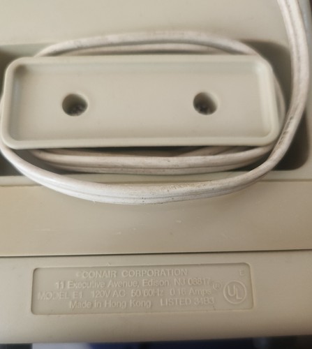 Vintage CONAIR CLEAN AIR MACHINE - FUNKTIONIERT Reiniger & Deodorierer - Bild 6 von 6