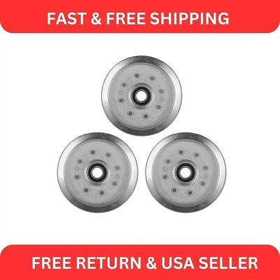 Caltric Deck Large Idler Pulley Sheave For John Deere GY20629 GY22082 Qty 3