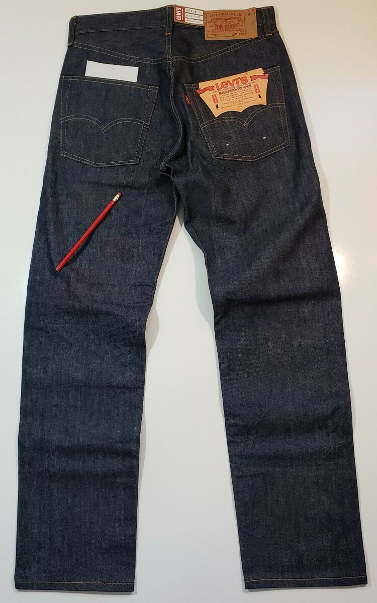 Levi's 1976 501 Jeans Raw Indigo Selvedge USA Cone Mills Levi's 1976 501 Jeans Raw Indigo Selvedge USA Cone Mills