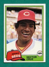 Topps  Baseball Card 1981 #52 Hector Cruz Cincinnati Reds EX+