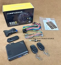 NEW Compustar CS930-S 1-Way Remote Start System w/ Two 3-Button Remotes