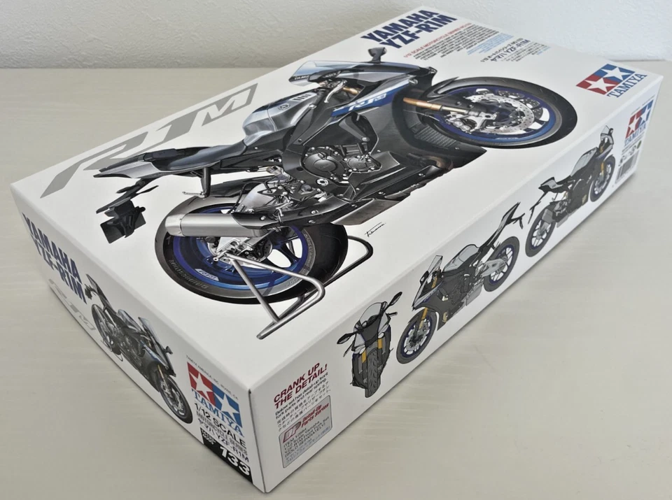 Kit modellino in plastica per moto Tamiya 1/12 Yamaha YZF-R1M 14133 NUOVO dal... - Immagine 2 di 4