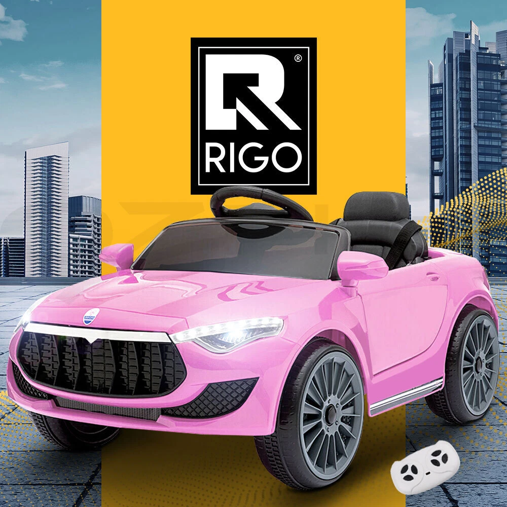 Rigo Kids Ride On Car Battery Electric Toy Remote Control Pink