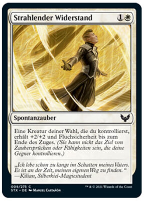  Magic the Gathering - Strahlender Widerstand - STX-DE009 MtG NM