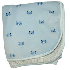 TCP Blue Fox Raccoon Baby Blanket Sherpa The Children's Place Lovey HTF Security