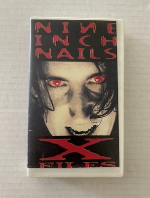 Vintage NIN Nine Inch Nails X Files VHS Tape Hard Rock Emo