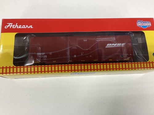 `Roundhouse #1176 escala HO "BNSF" 50' cubo alto liso caja lateral coche Rd. #713125 | Zustand: New