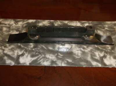 NEW - Ebony Compensated Bridge & Base For Arch-Top Guitar