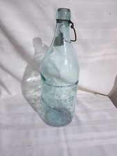 Vintage Hudor Water Co, Buffalo NY Half Gallon Bottle Porcelain Stopper
