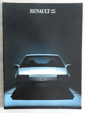 Renault 25 Range Brochure 1984 - TS  GTS  GTX  V6i