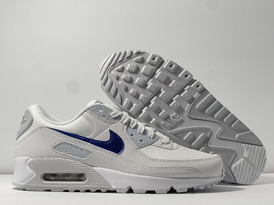 Nike Air Max 90 Summit White Blue Casual DX0115-100 Women Size