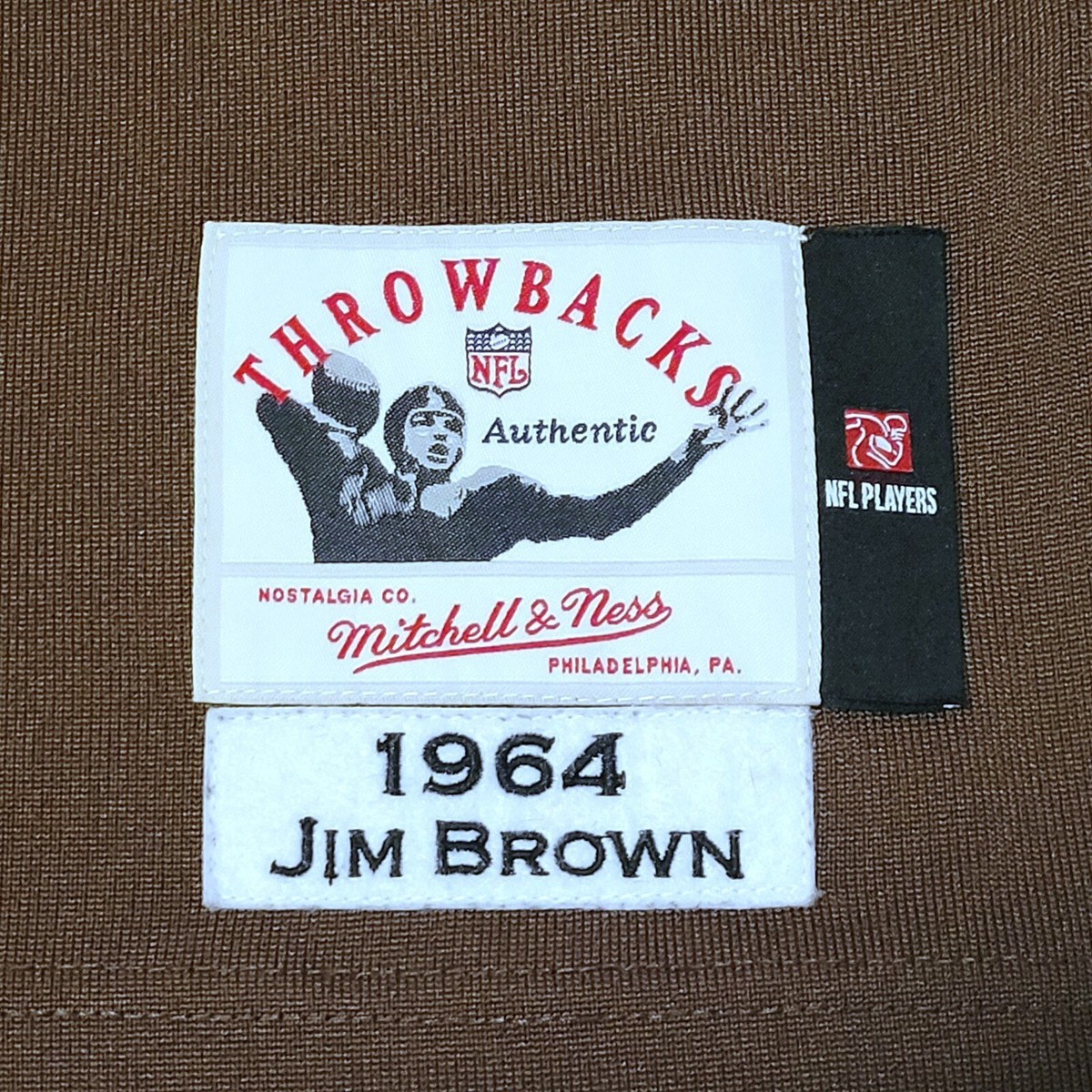 AUTHENTIC Mitchell & Ness #32 Jim Brown 1964 Cleveland Browns